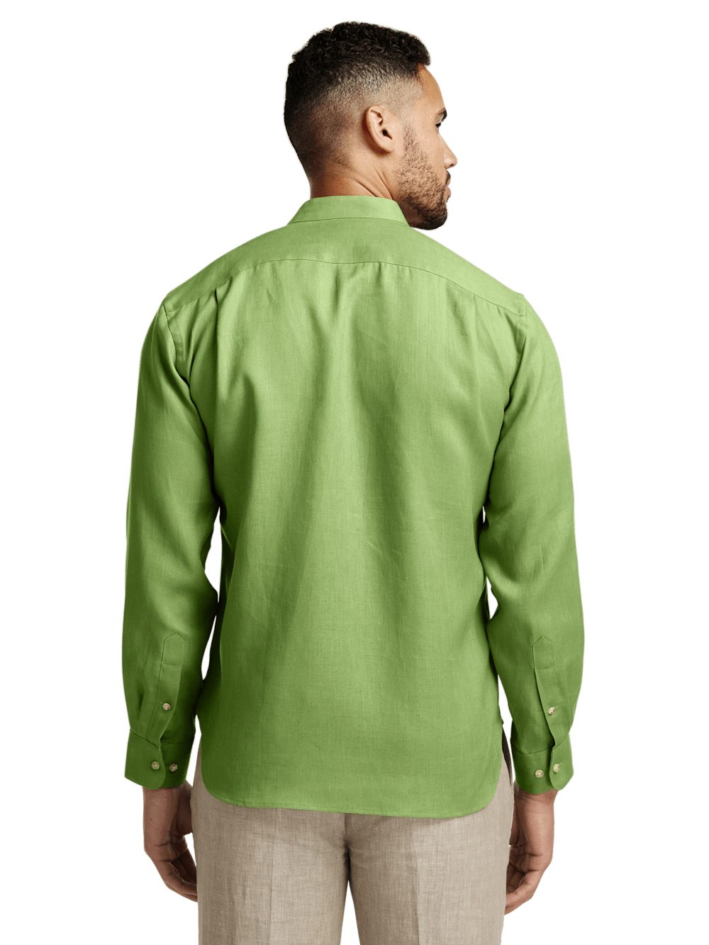 Alternate Image of Linen Solid Casual Shirt-4