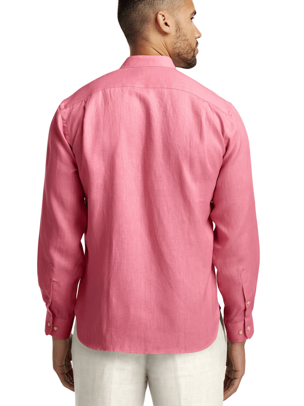 Alternate Image of Linen Solid Casual Shirt-4
