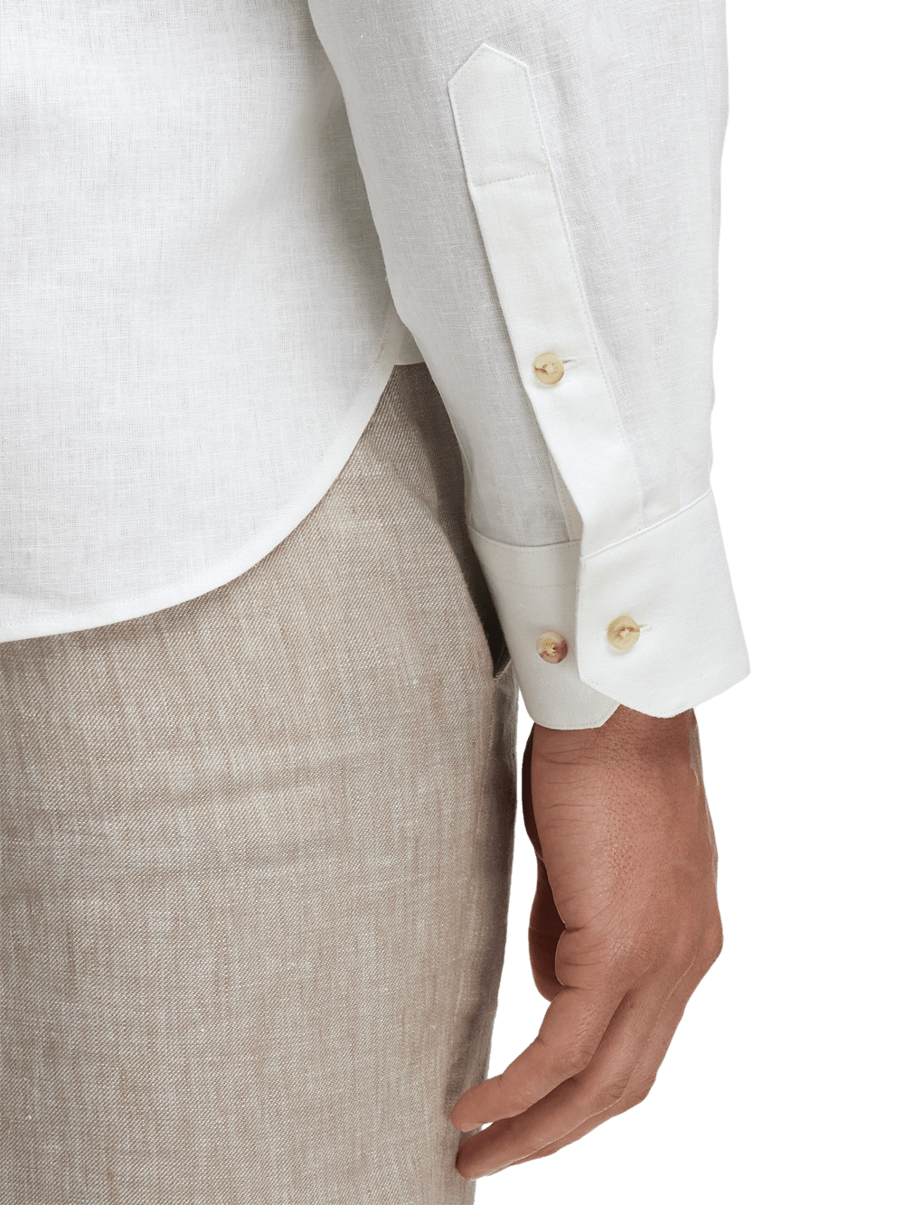 Alternate Image of Linen Blend Botanical Print Casual Shirt-3