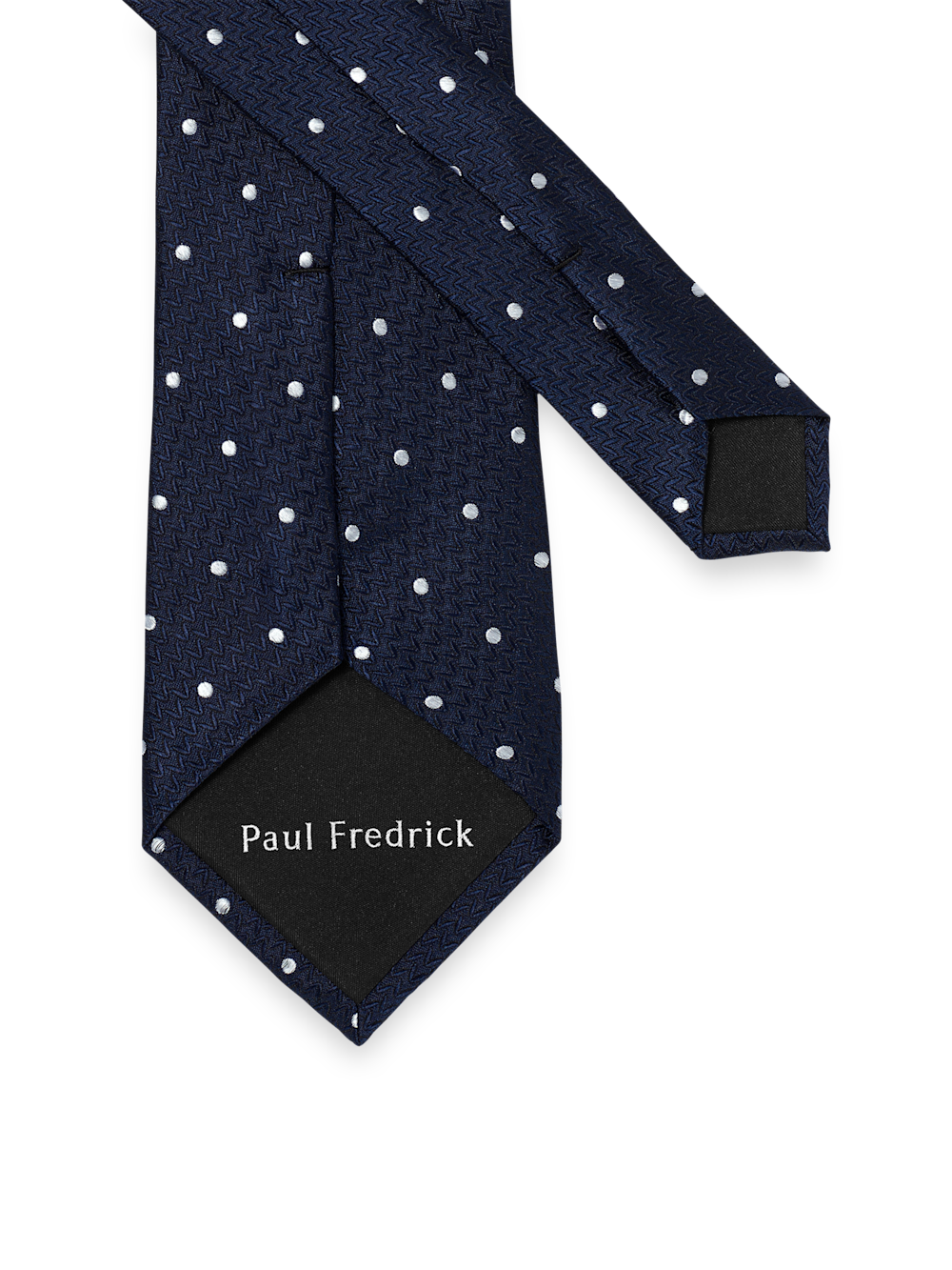 Alternate Image of Dot Woven Silk Tie-2