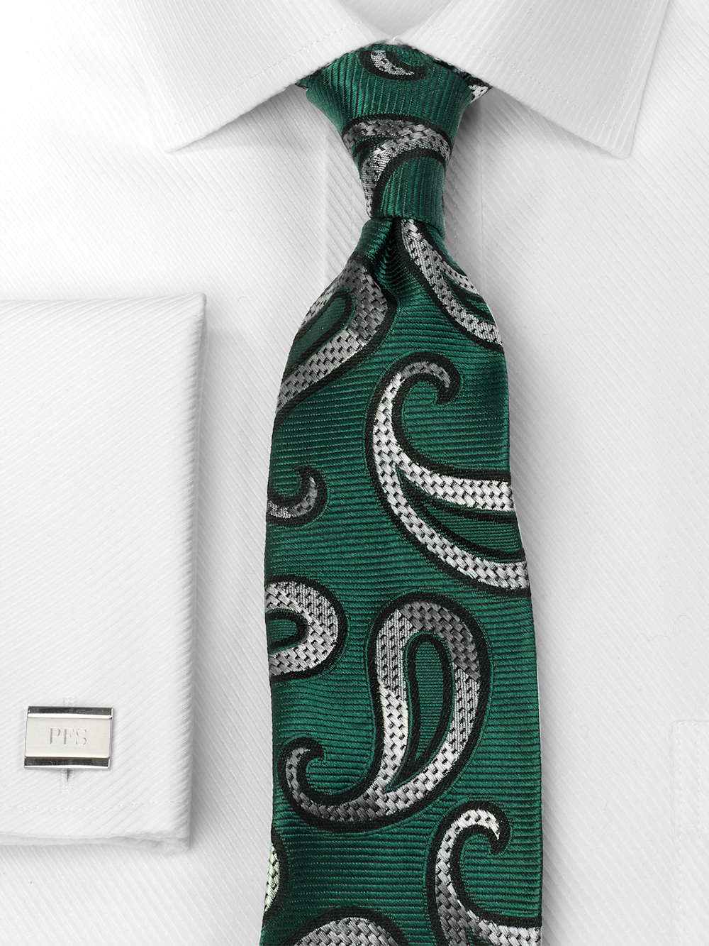 Alternate Image of Paisley Woven Silk Tie-1