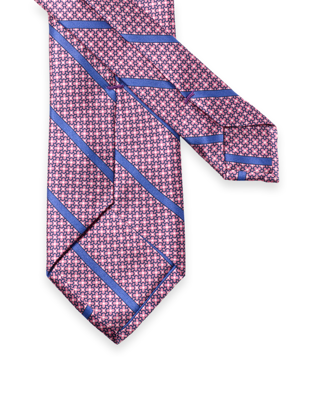 Alternate Image of Stripe Printed Italian Silk Tie-2