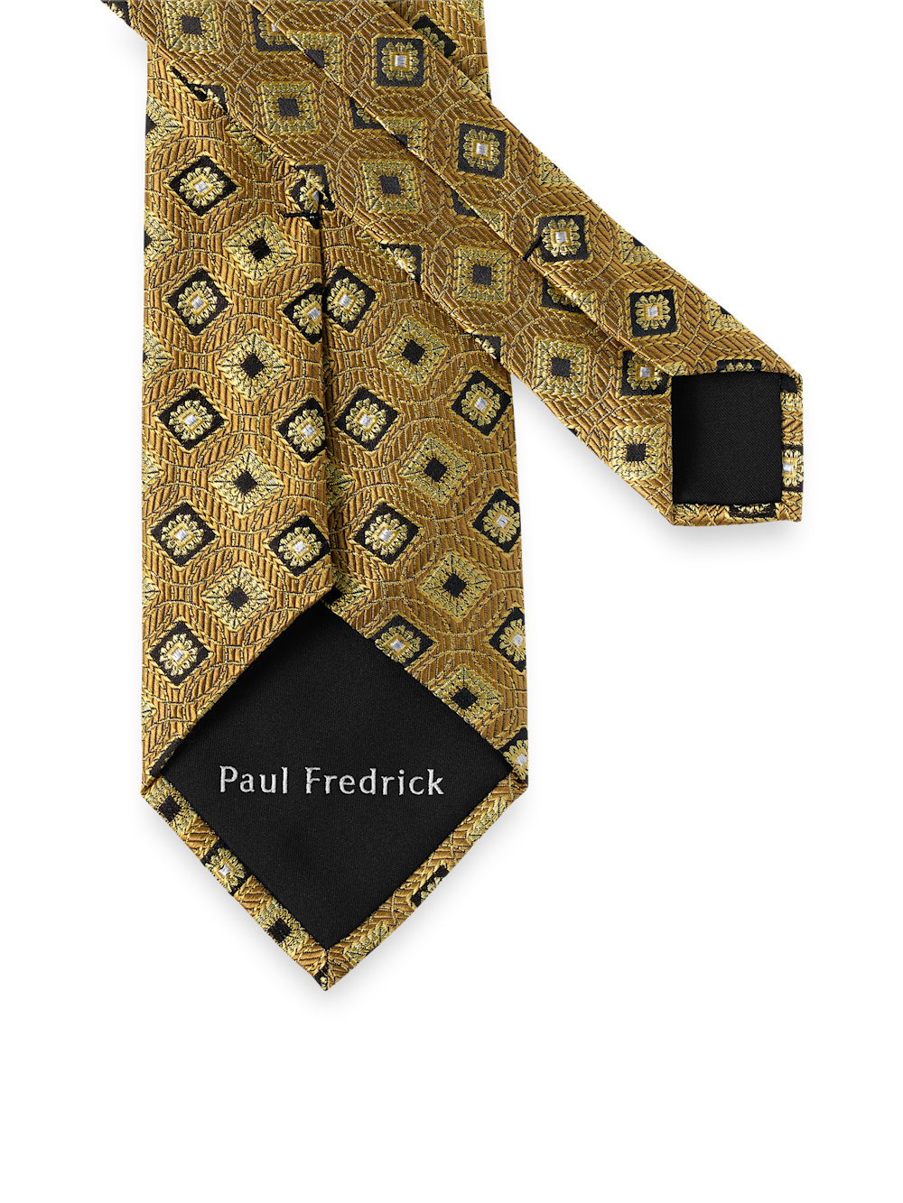 Alternate Image of Medallion Woven Silk Tie-2