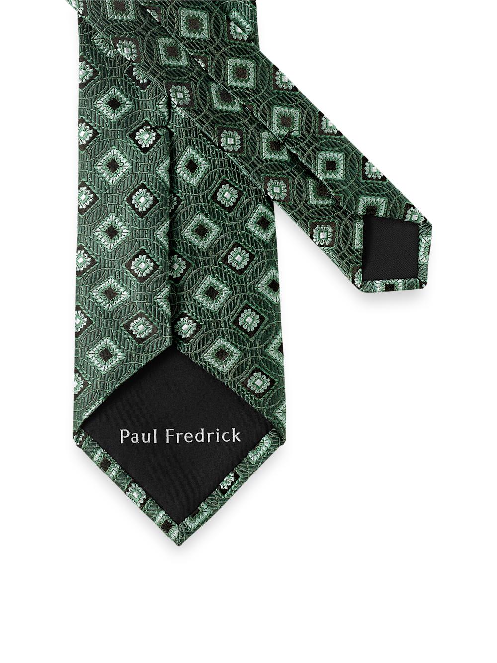 Alternate Image of Medallion Woven Silk Tie-2