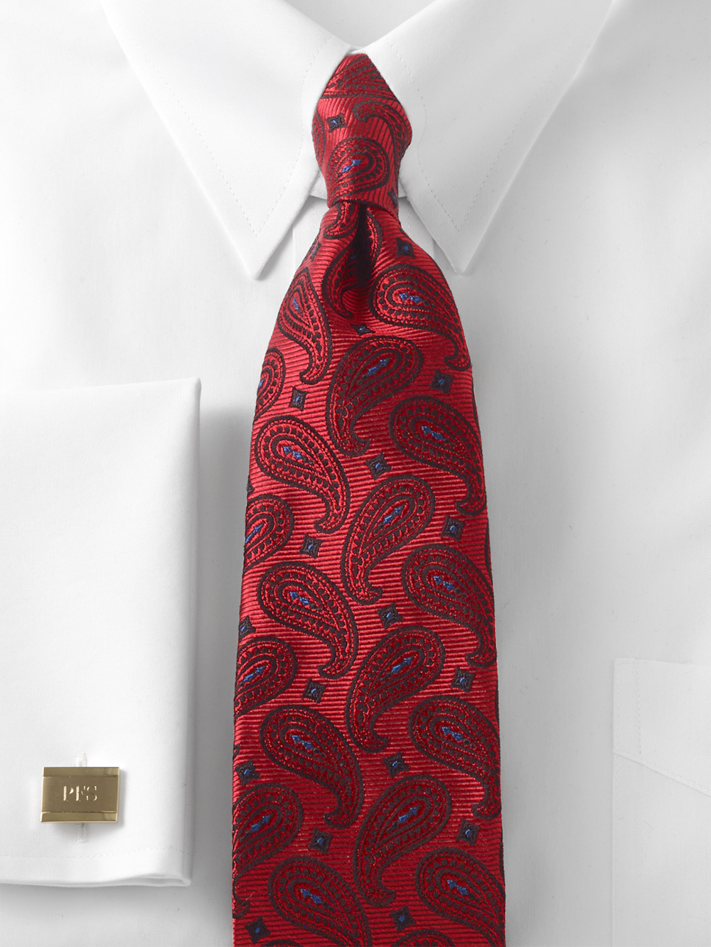Alternate Image of Paisley Woven Silk Tie-1