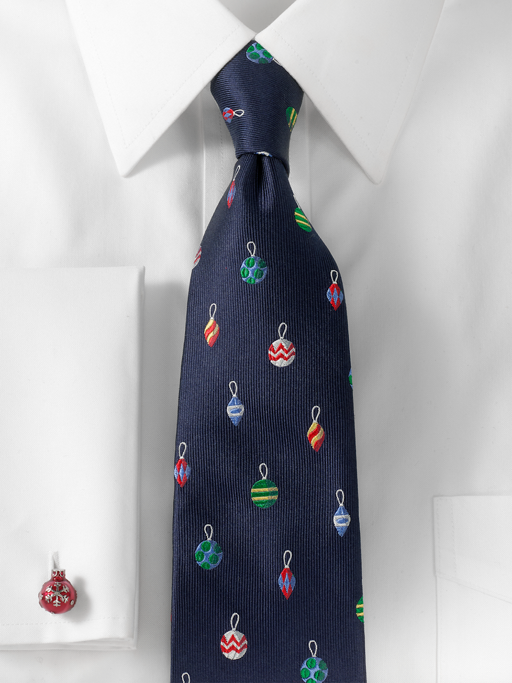 Alternate Image of Ornament Woven Silk Tie-1