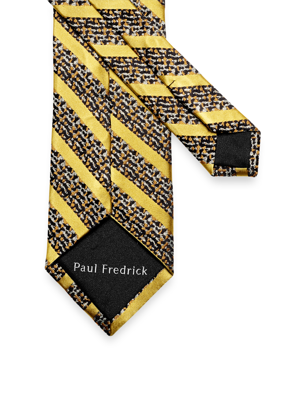 Alternate Image of Stripe Lurex Woven Silk Tie-2