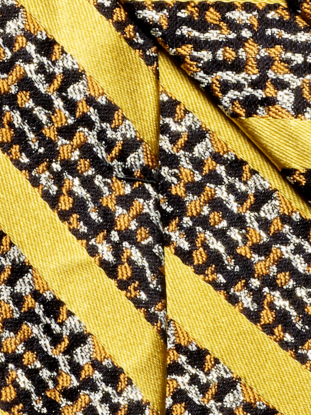 Alternate Image of Stripe Lurex Woven Silk Tie-3