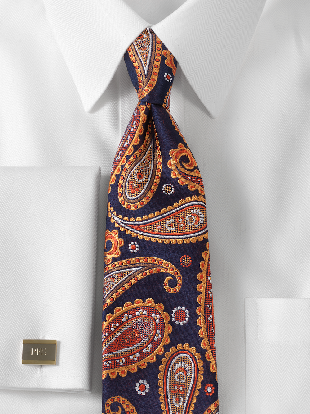 Alternate Image of Paisley Woven Silk Tie-1