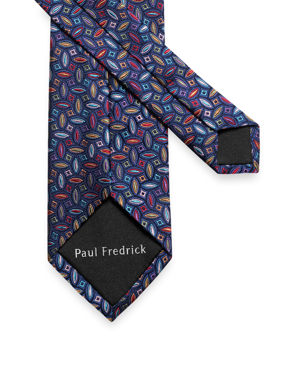 Alternate Image of Geometric Woven Silk Tie-2