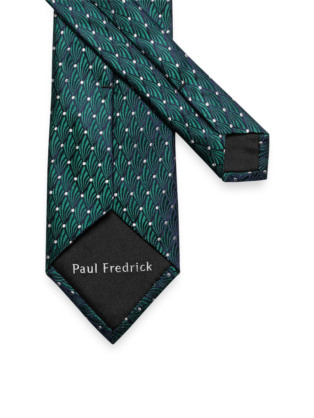 Alternate Image of Geometric Woven Silk Tie-2
