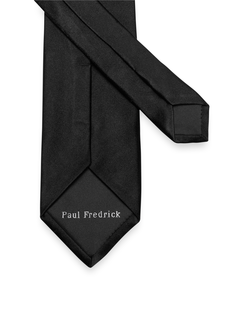 Alternate Image of Solid Woven Silk Tie-2