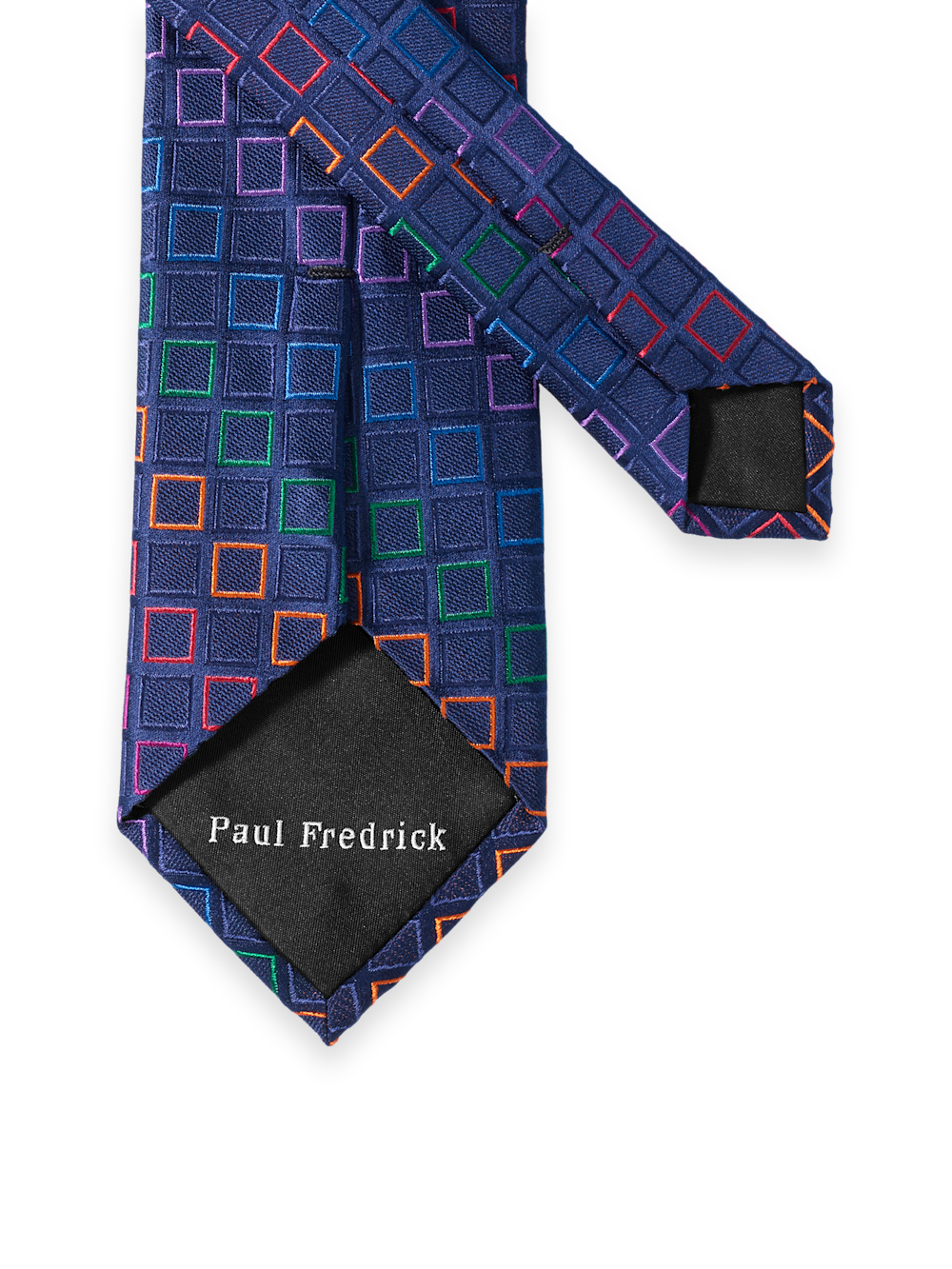 Alternate Image of Geometric Woven Silk Tie-2