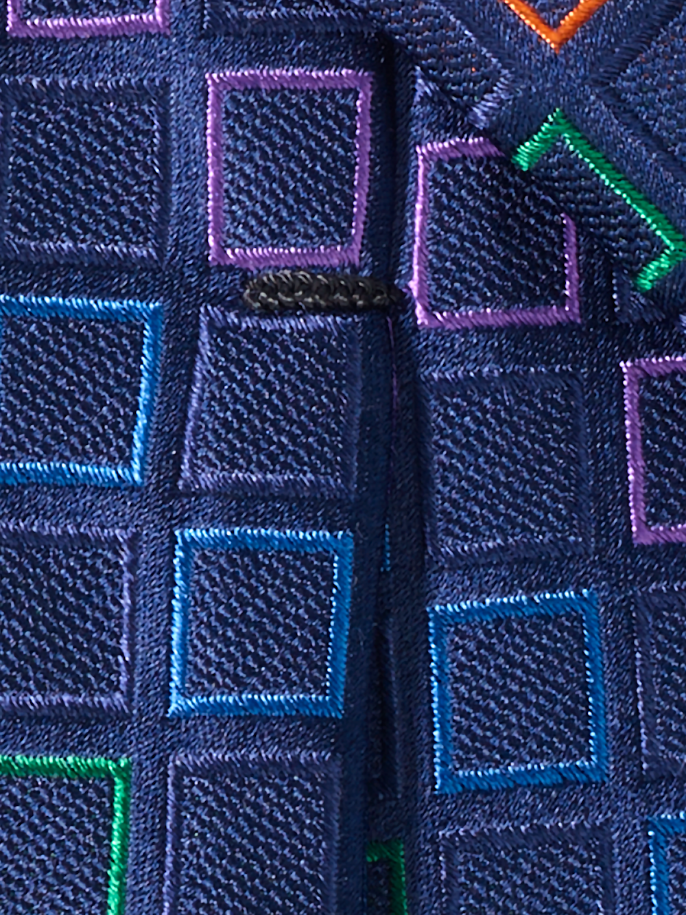 Alternate Image of Geometric Woven Silk Tie-3