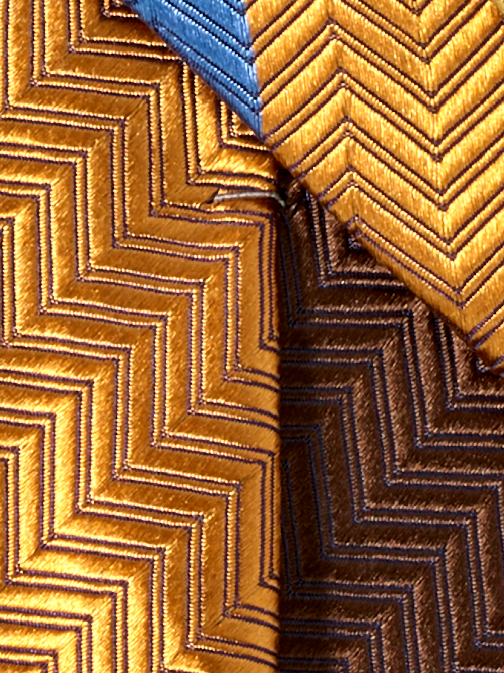 Alternate Image of Patchwork Woven Silk Tie-3