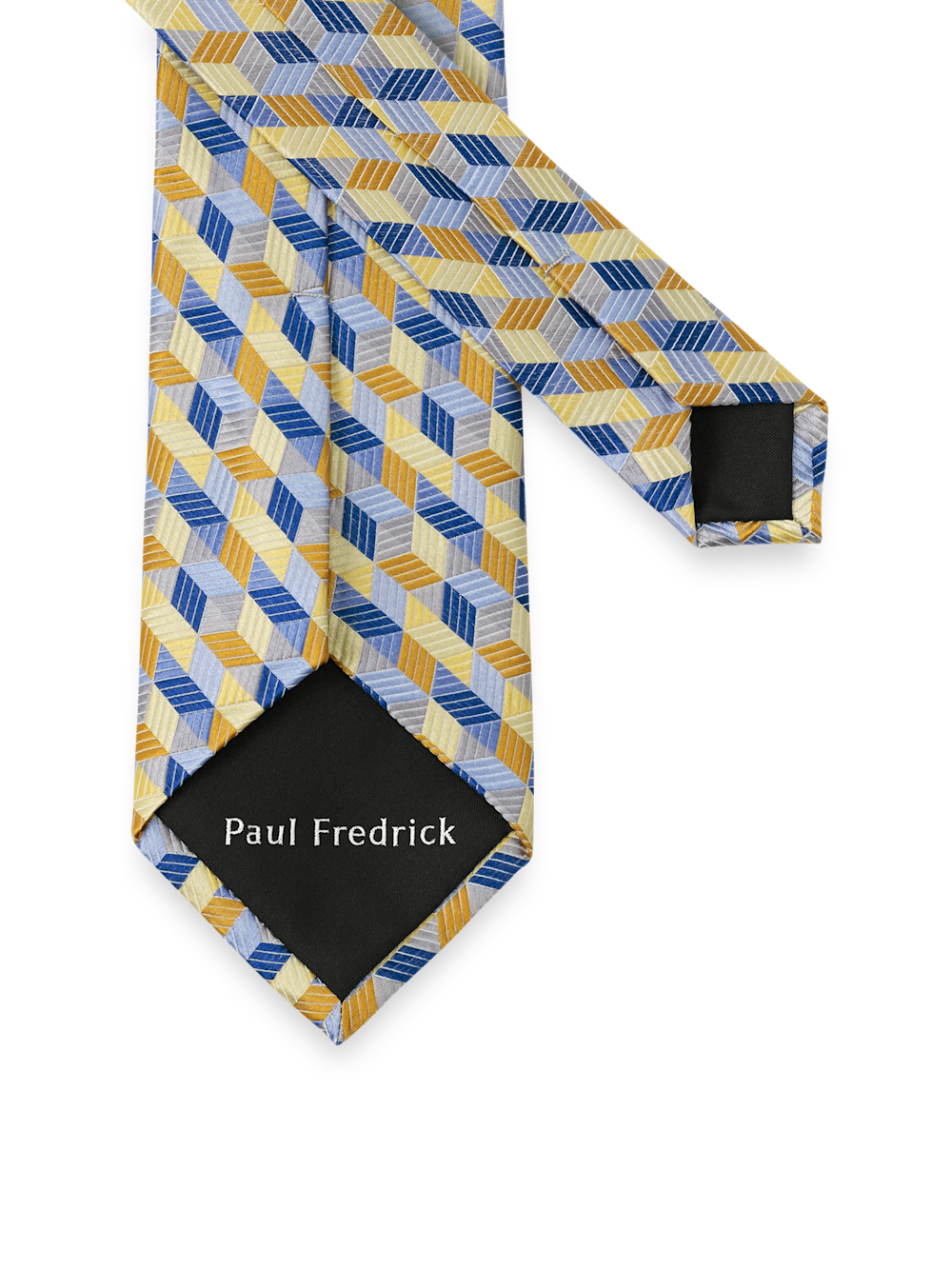Alternate Image of Geometric Woven Silk Tie-2