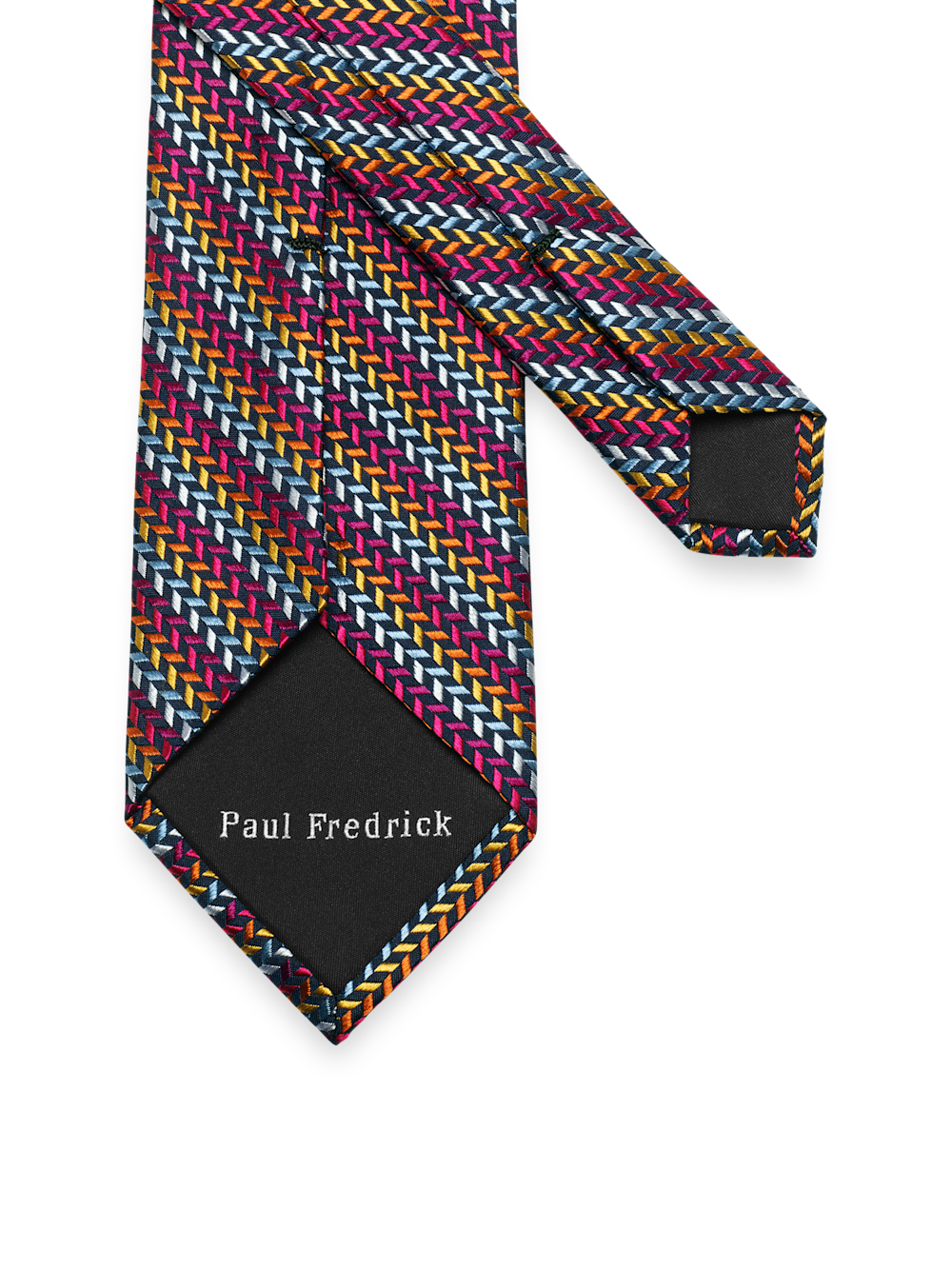 Alternate Image of Geometric Woven Silk Tie-2
