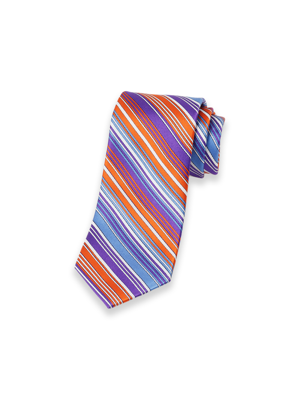 Product Image of Stripe Woven Silk Tie-Multi