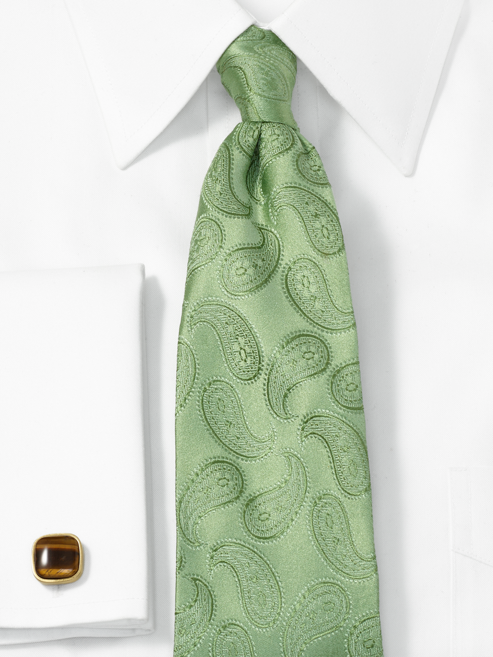 Alternate Image of Paisley Woven Silk Tie-1