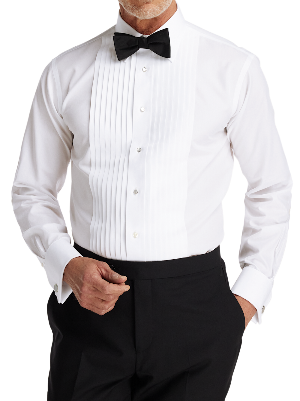 Alternate Image of Non-iron Cotton Tuxedo Shirt-1