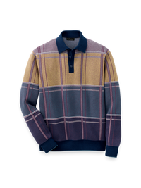 Cotton Three Button Polo - Multi