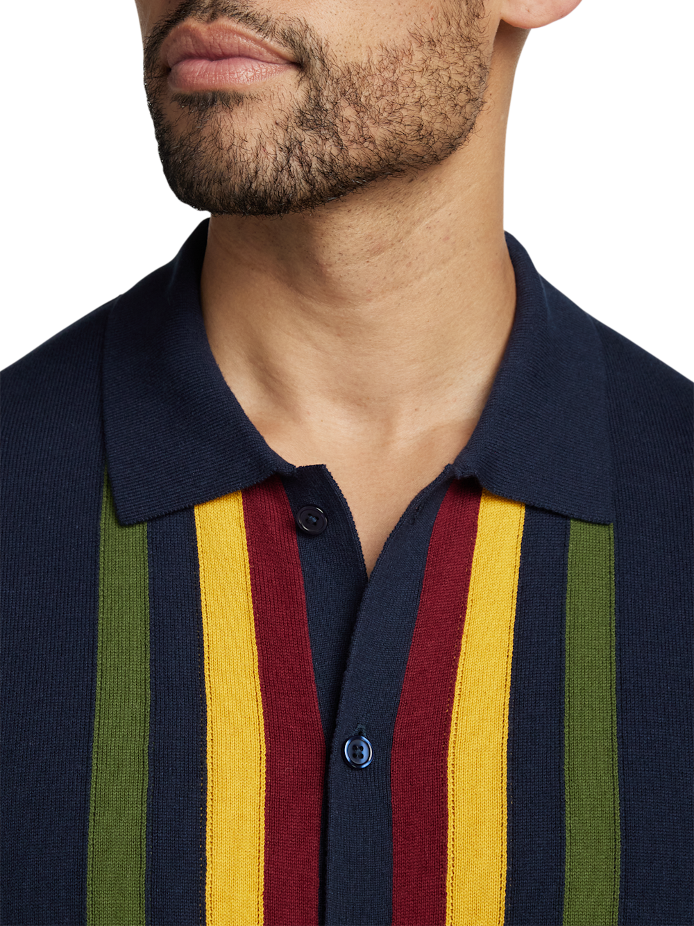 Alternate Image of Cotton Button Front Polo-2