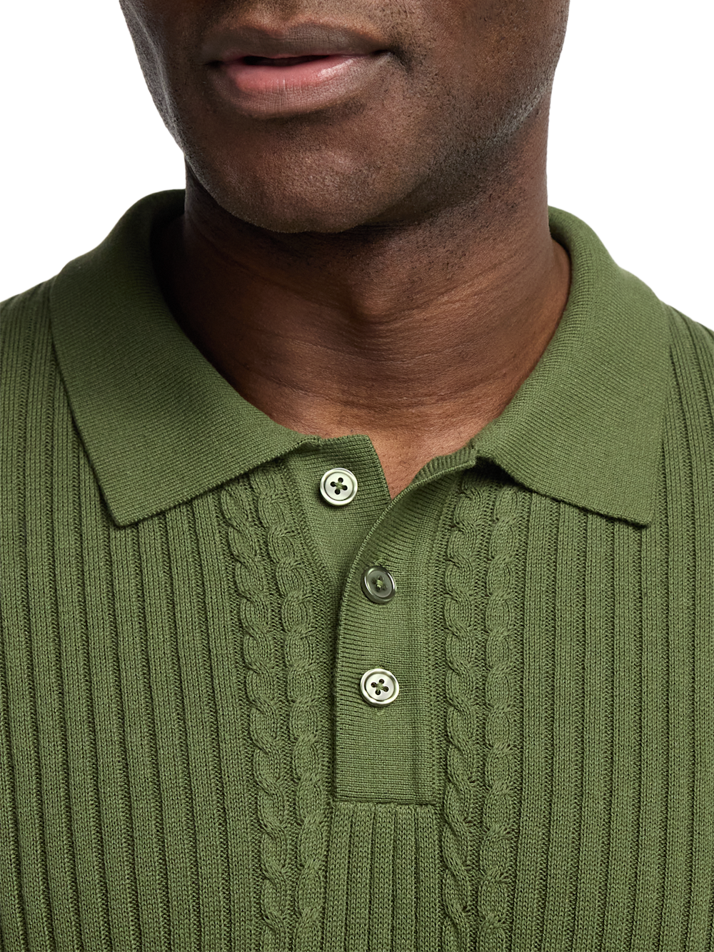 Alternate Image of Cotton Three Button Polo-2