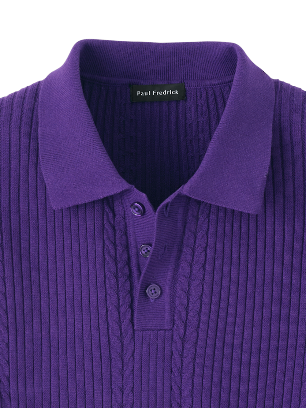 Alternate Image of Cotton Three Button Polo-5