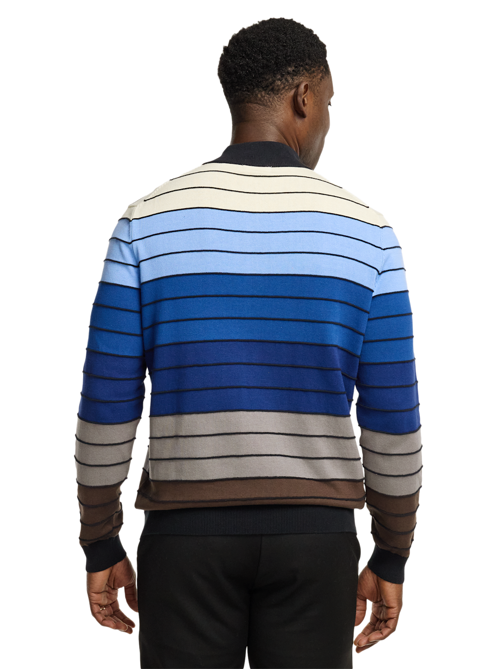 Alternate Image of Cotton Quarter Zip Mock Neck Sweater-4