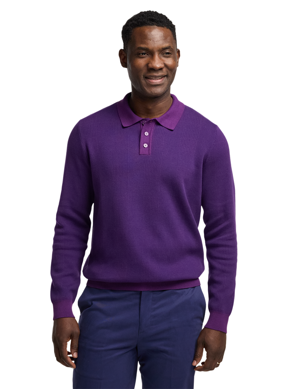 Alternate Image of Cotton Three Button Polo-1