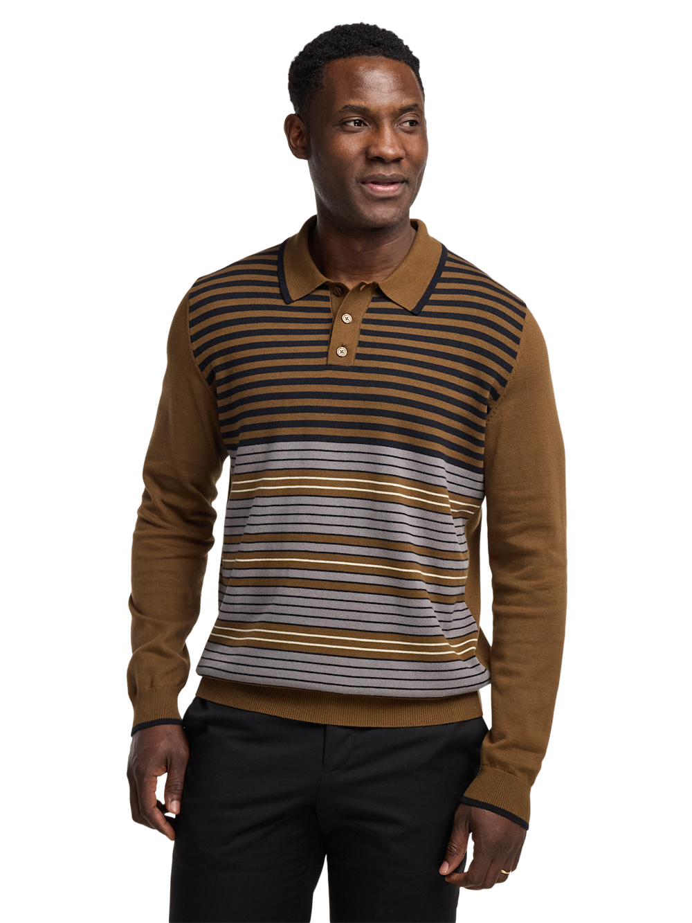 Alternate Image of Cotton Three Button Polo-1