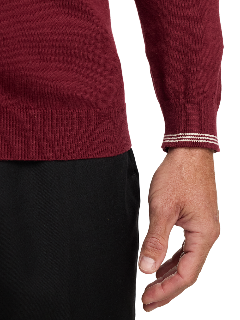 Alternate Image of Cotton Full Zip Polo-3