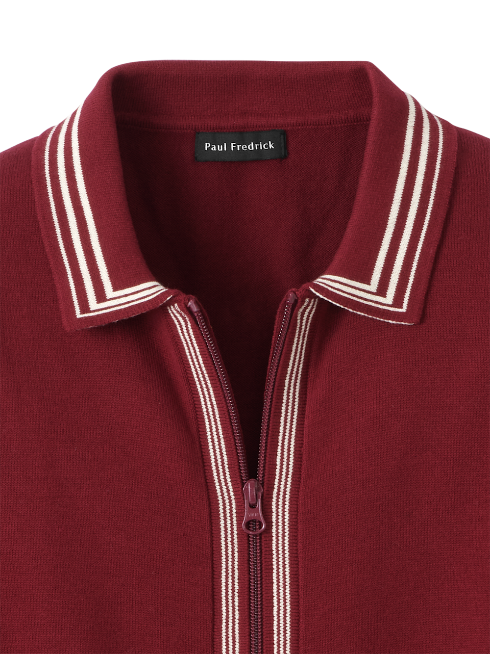 Alternate Image of Cotton Full Zip Polo-5