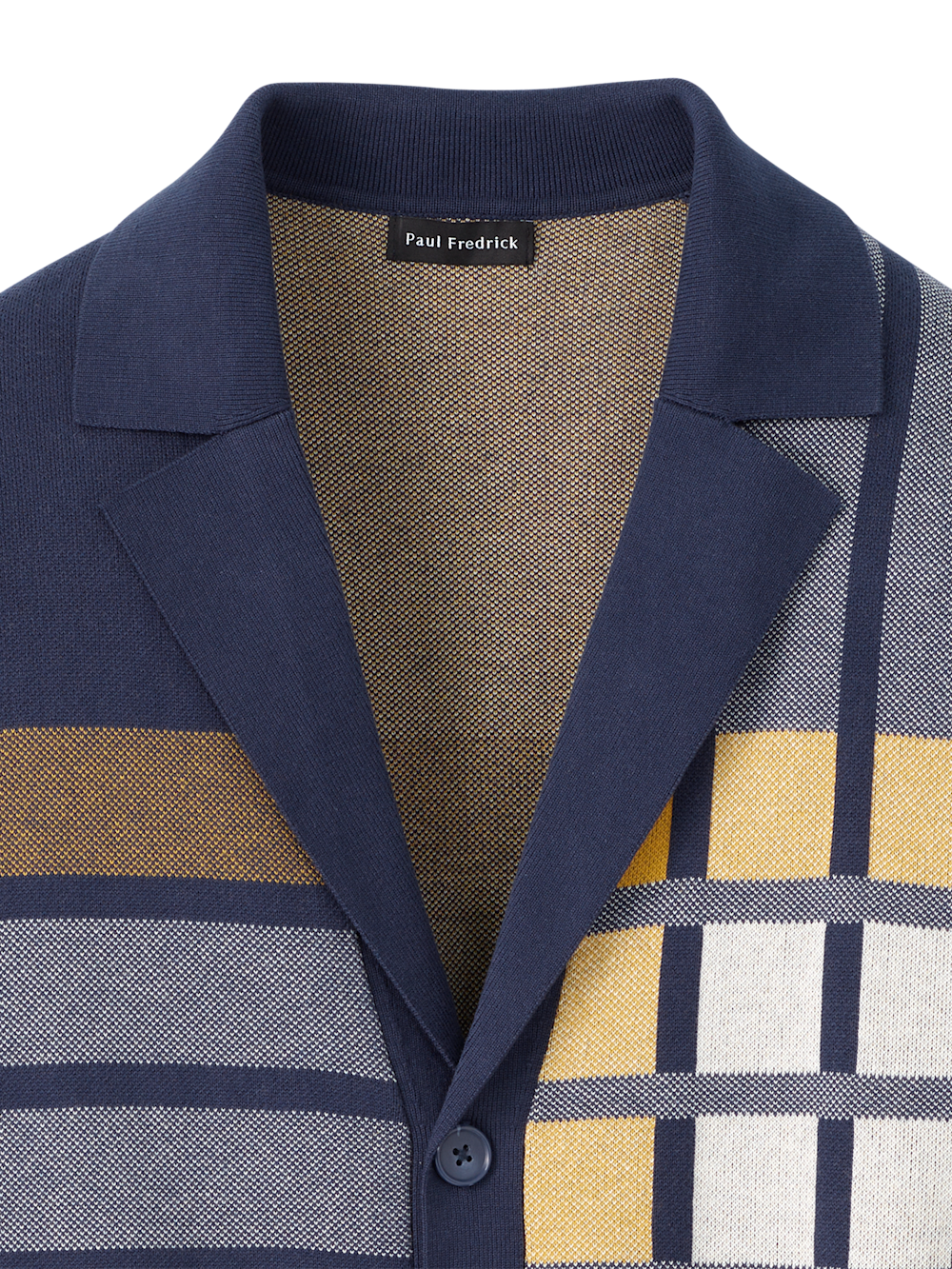 Alternate Image of Cotton Notch Lapel Cardigan Sweater-5