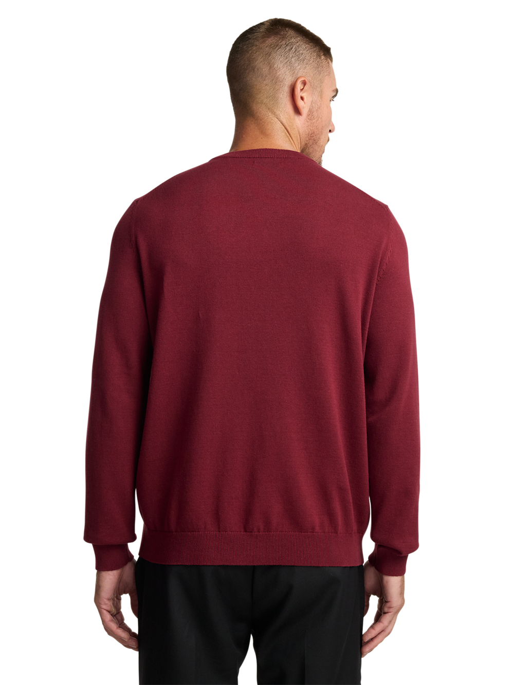 Alternate Image of Cotton Crewneck Sweater-4