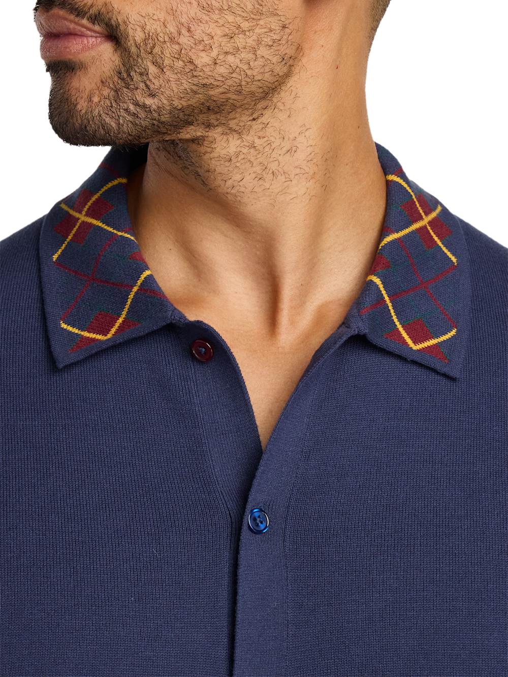 Alternate Image of Cotton Button Front Polo-2