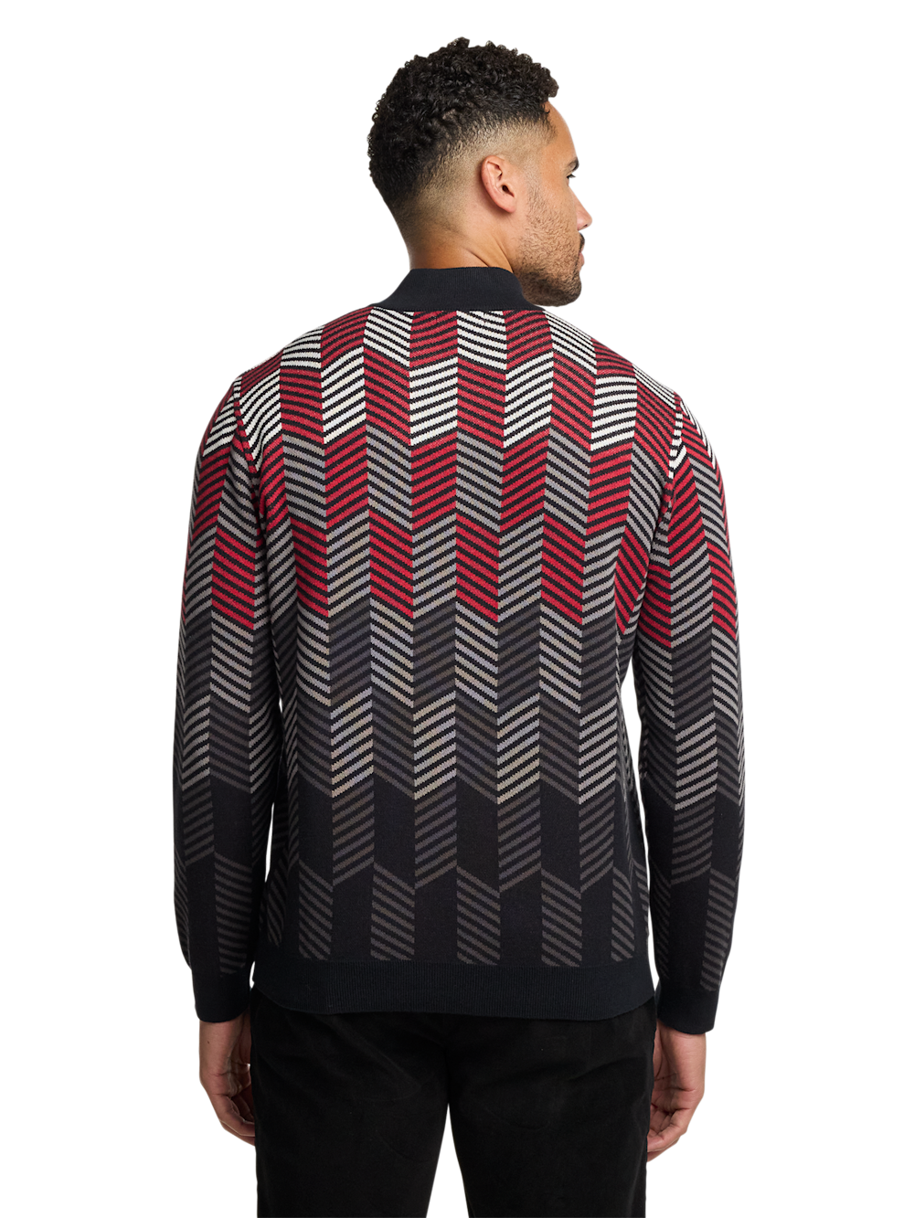 Alternate Image of Cotton Quarter Zip Mock Neck Sweater-4