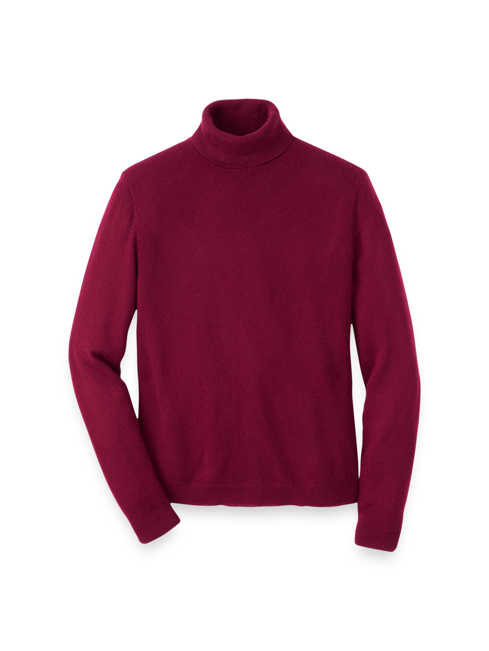 Product Image of Cashmere Turtleneck Sweater-Burgundy