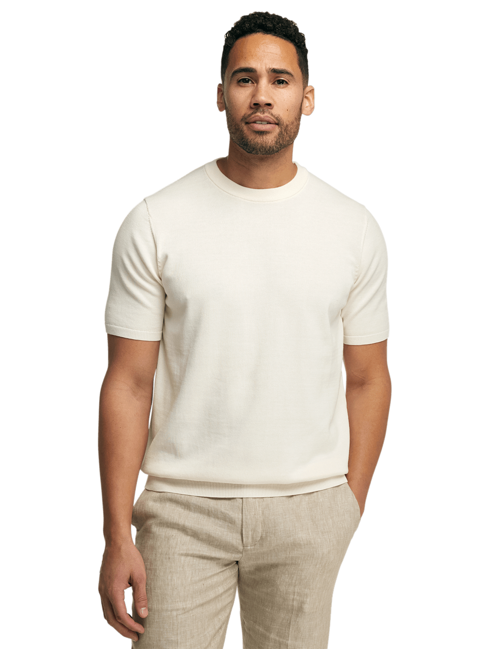 Alternate Image of Supima Cotton Crew Neck Sweater-1