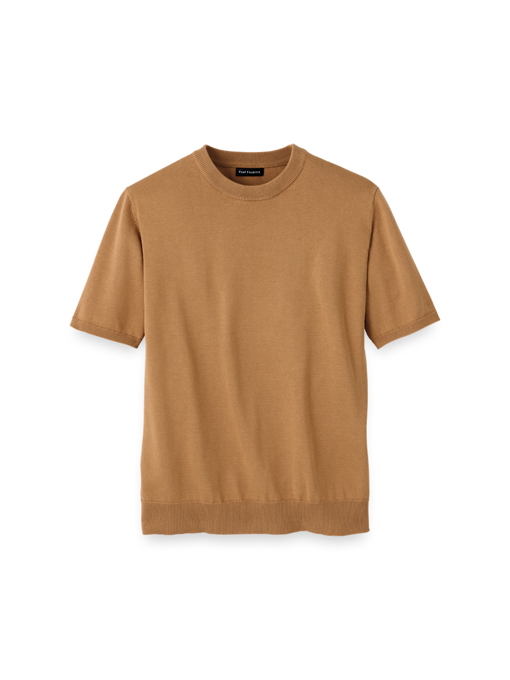 Product Image of Supima Cotton Crew Neck Sweater-Light Brown