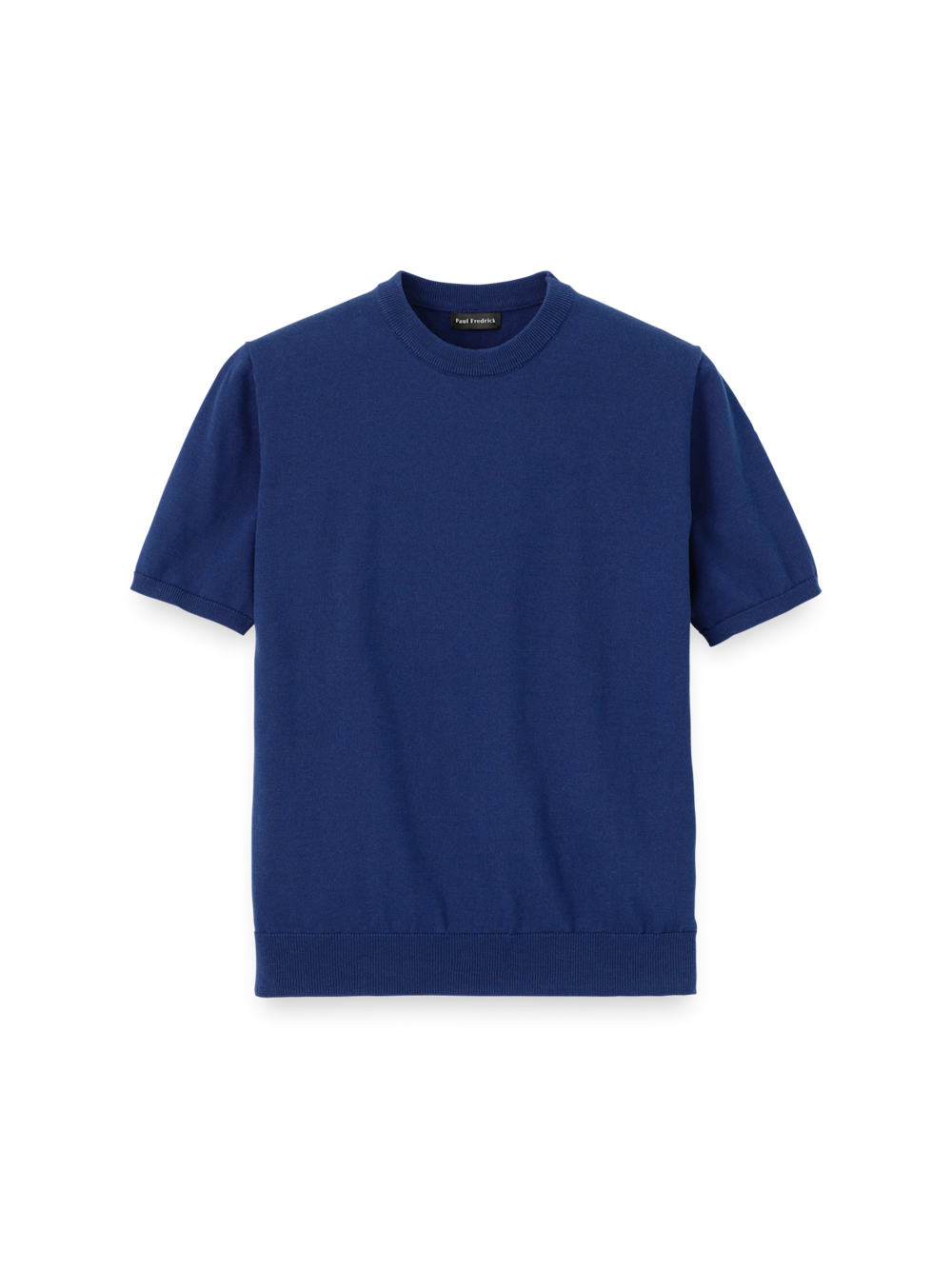 Product Image of Supima Cotton Crew Neck Sweater-Navy