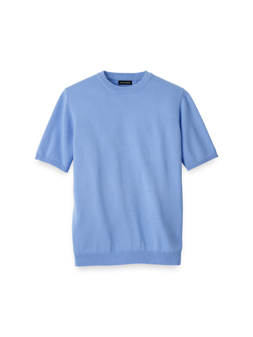 Product Image of Supima Cotton Crew Neck Sweater-Blue