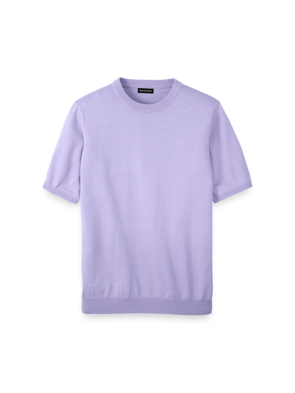 Product Image of Supima Cotton Crew Neck Sweater-Lavender
