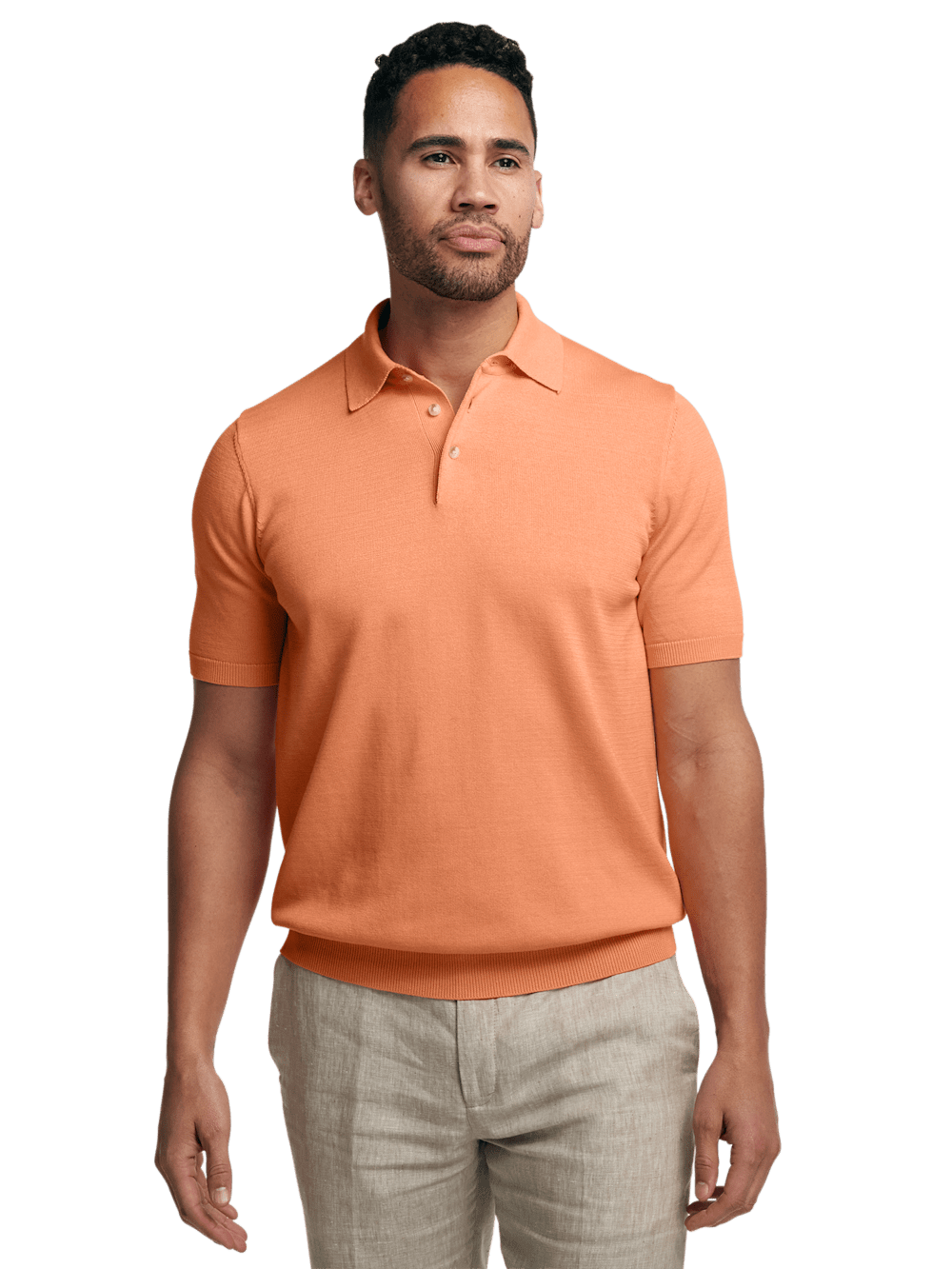 Alternate Image of Supima Cotton Three Button Polo-1