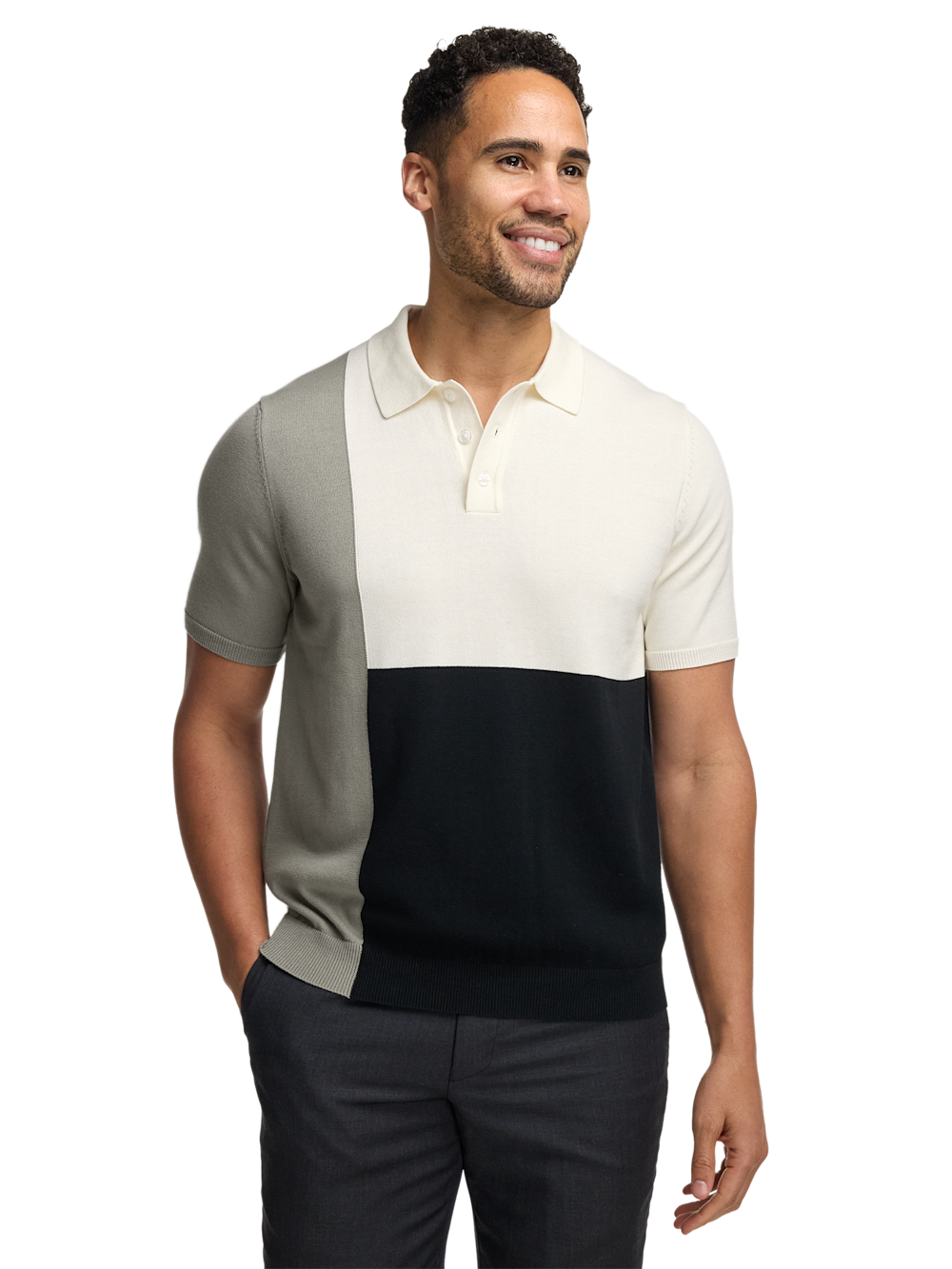 Alternate Image of Cotton Three Button Polo-1