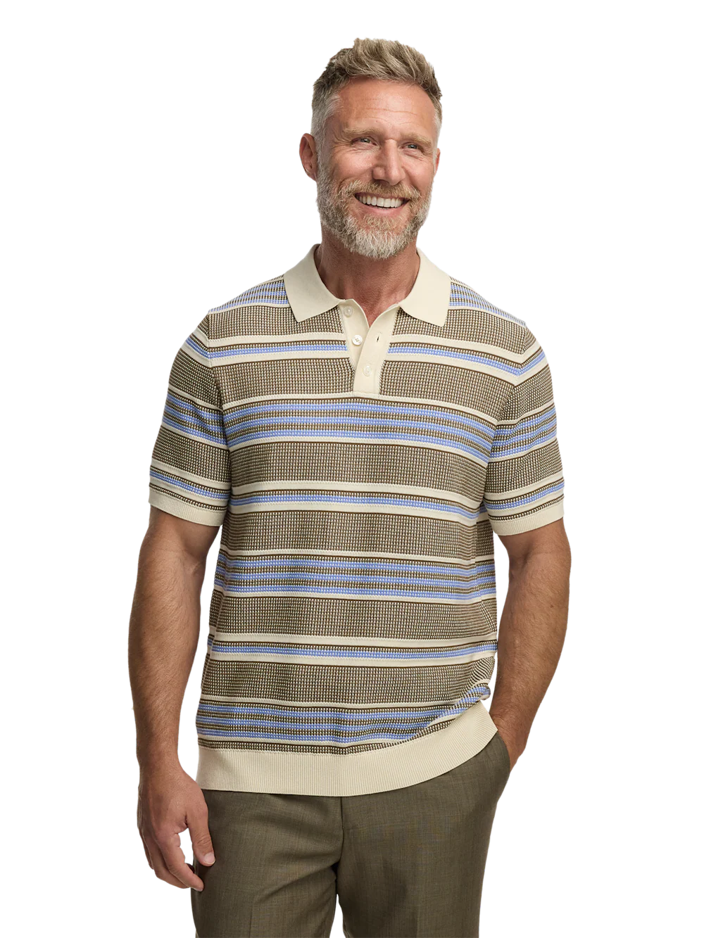 Alternate Image of Cotton Three Button Polo-1