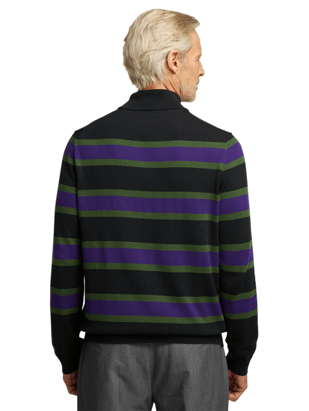 Alternate Image of Cotton Mock Neck Sweater-4