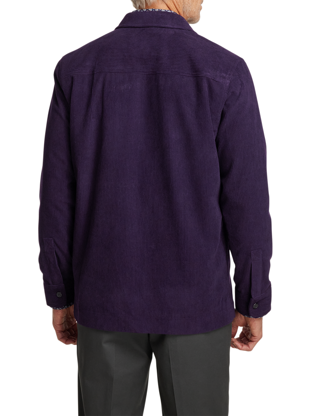 Alternate Image of Microfiber Corduroy Shirt Jacket-6