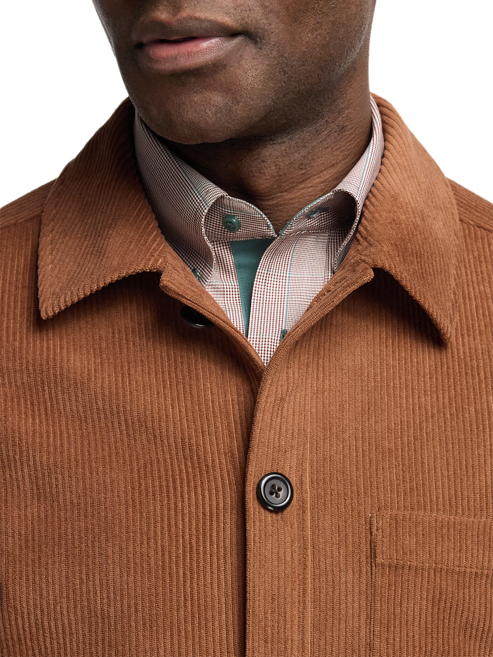 Alternate Image of Microfiber Corduroy Shirt Jacket-4