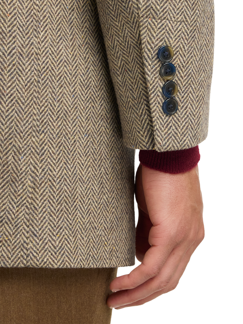 Alternate Image of Herringbone Topcoat-3